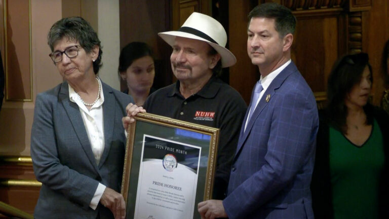 State Legislature honors NUHW’s Sal Rosselli as LGBTQ icon – NUHW